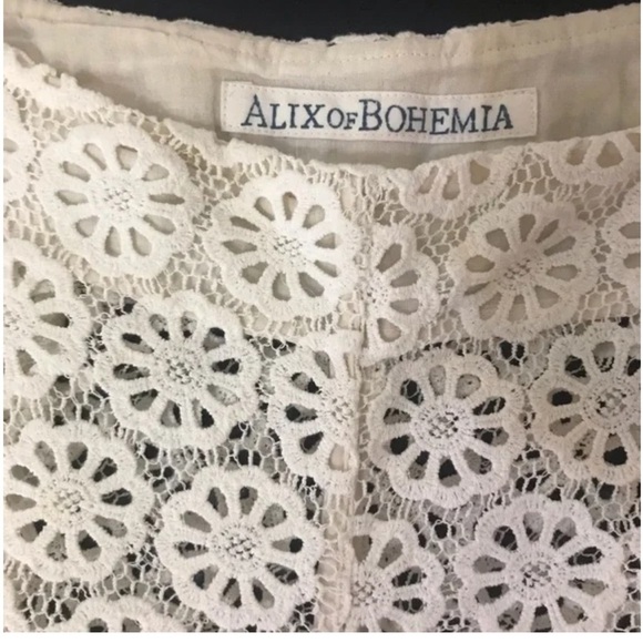 NWT Alix of‎ Bohemia Charlie Lace Crochet Pants sz M - Picture 4 of 4
